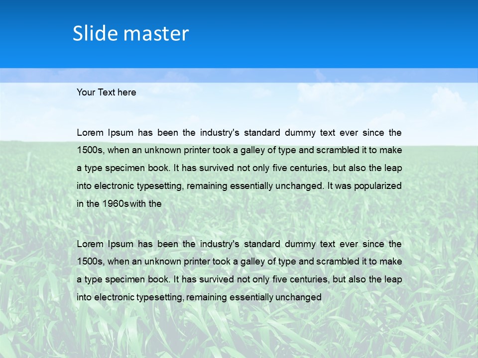 Color Flora Agriculture PowerPoint Template