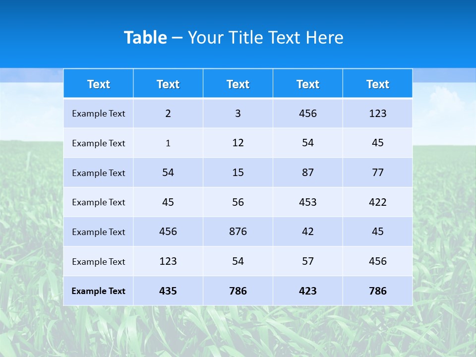 Color Flora Agriculture PowerPoint Template