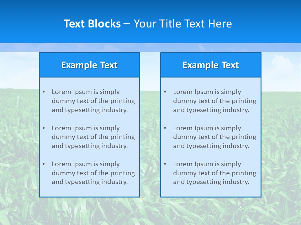 Color Flora Agriculture PowerPoint Template