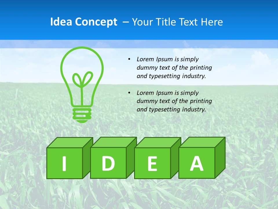 Color Flora Agriculture PowerPoint Template