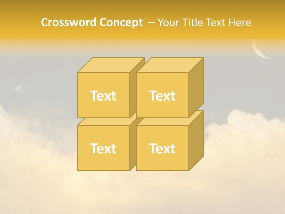 Mottled Black Horizontal PowerPoint Template
