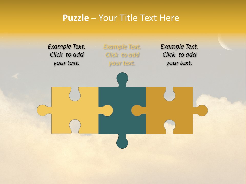 Mottled Black Horizontal PowerPoint Template