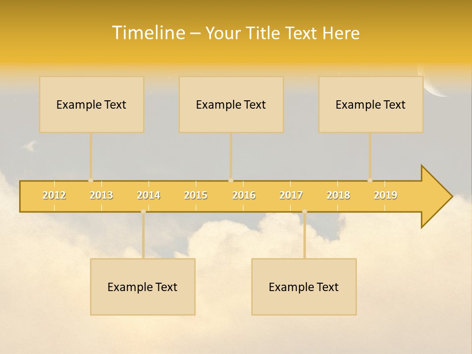 Mottled Black Horizontal PowerPoint Template
