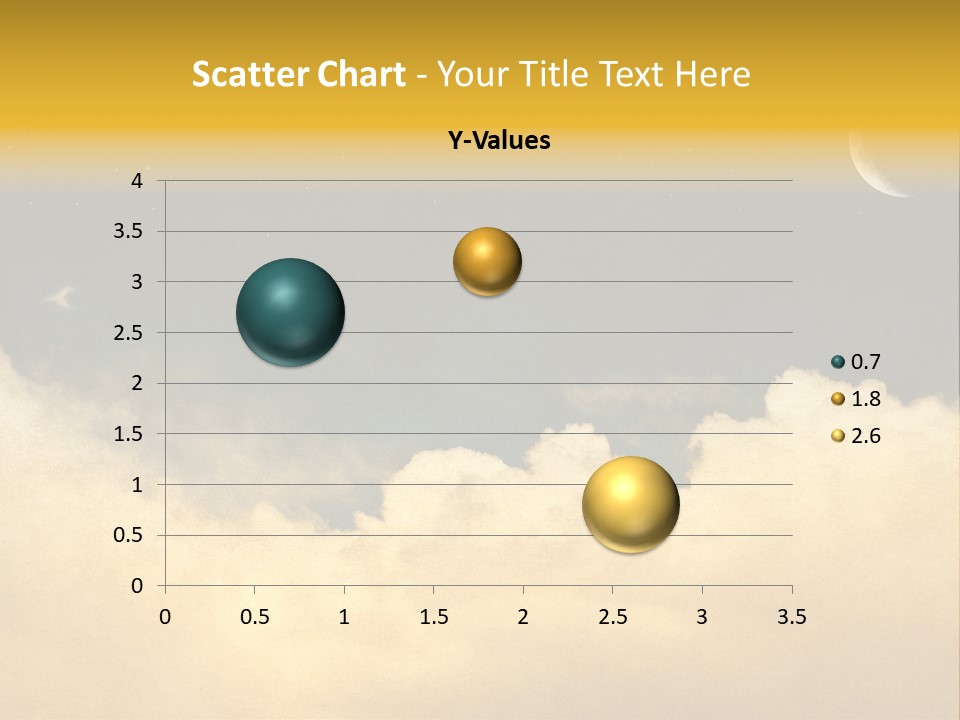 Mottled Black Horizontal PowerPoint Template