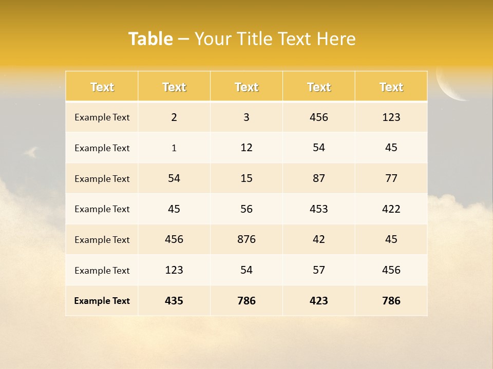 Mottled Black Horizontal PowerPoint Template