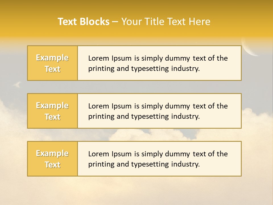 Mottled Black Horizontal PowerPoint Template
