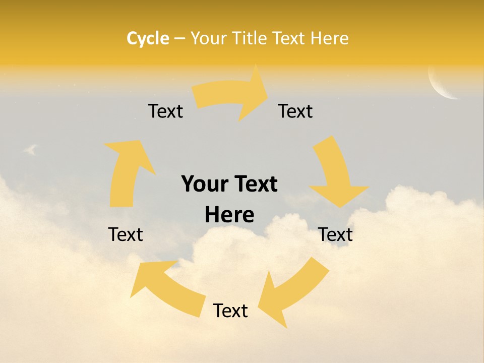 Mottled Black Horizontal PowerPoint Template