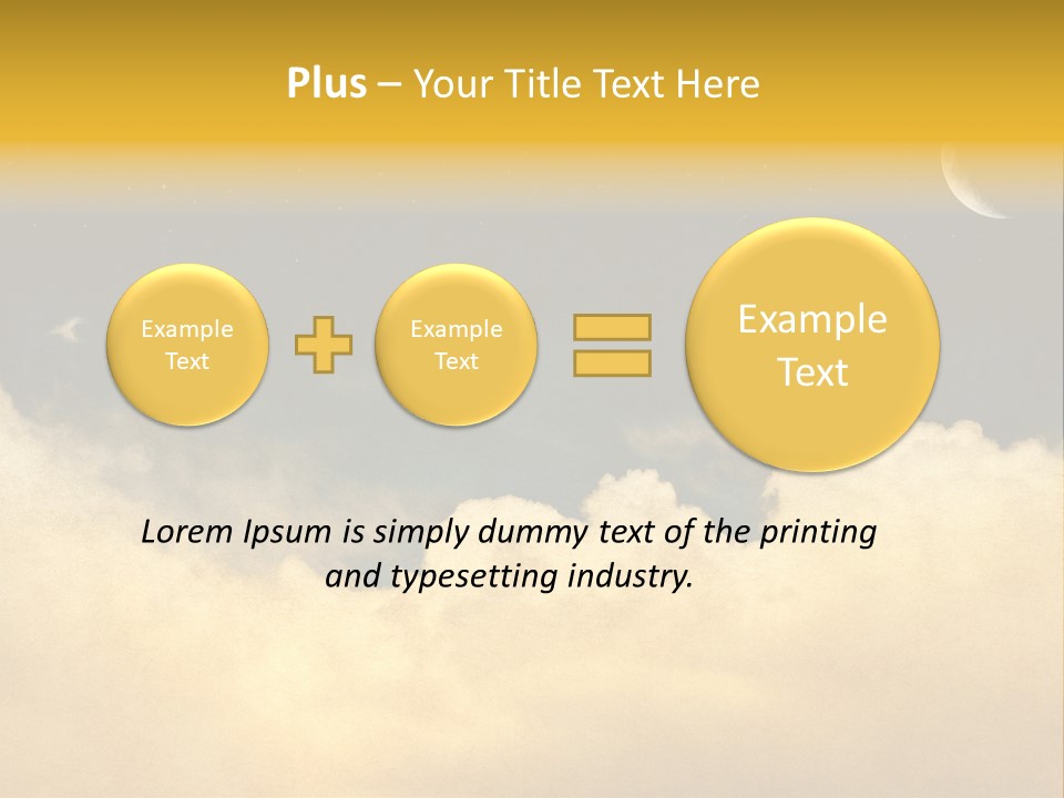 Mottled Black Horizontal PowerPoint Template