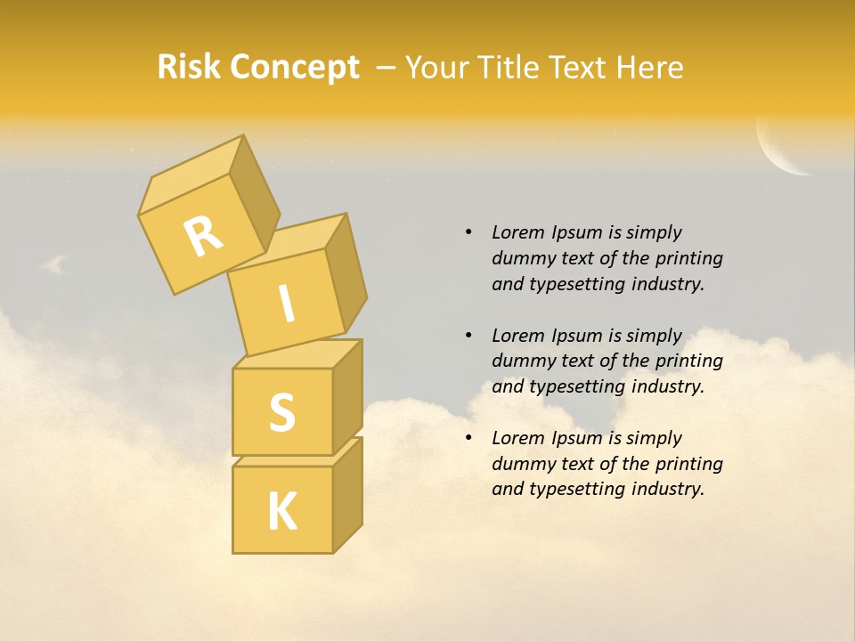 Mottled Black Horizontal PowerPoint Template