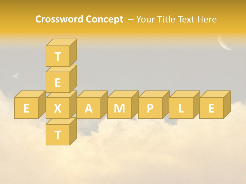 Mottled Black Horizontal PowerPoint Template