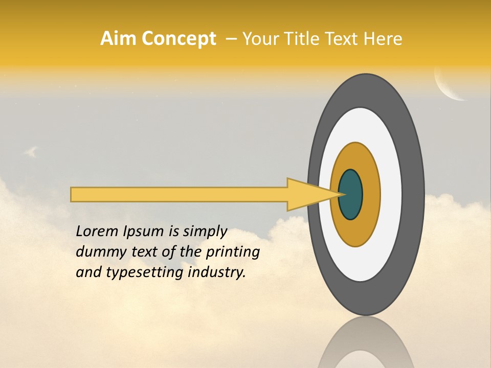 Mottled Black Horizontal PowerPoint Template