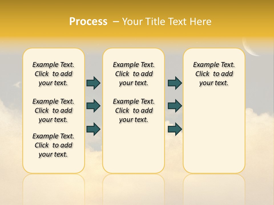 Mottled Black Horizontal PowerPoint Template