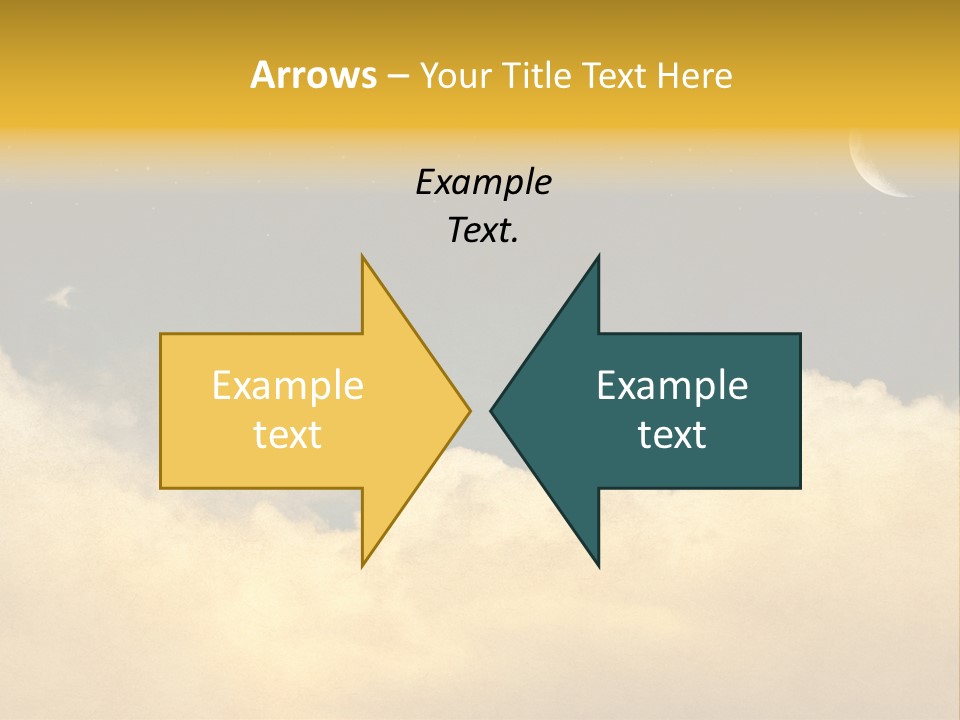 Mottled Black Horizontal PowerPoint Template