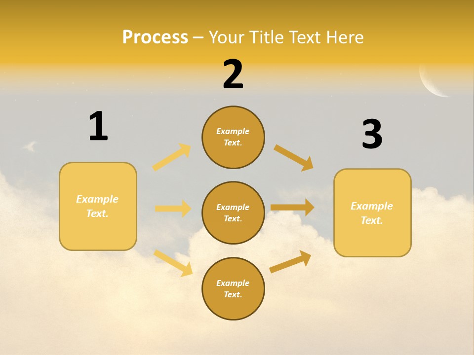 Mottled Black Horizontal PowerPoint Template