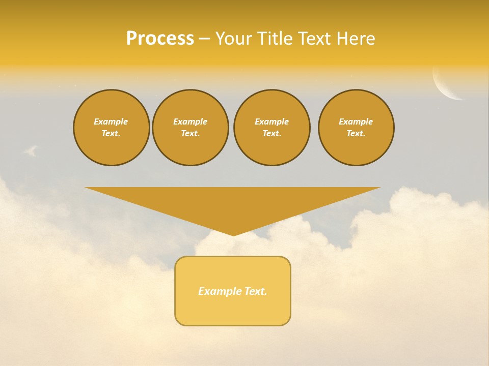 Mottled Black Horizontal PowerPoint Template
