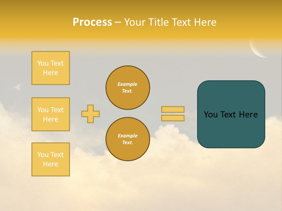 Mottled Black Horizontal PowerPoint Template