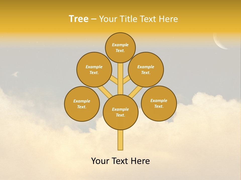 Mottled Black Horizontal PowerPoint Template