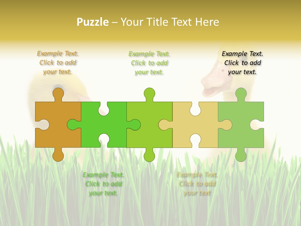 Blurred Purity Tranquil PowerPoint Template