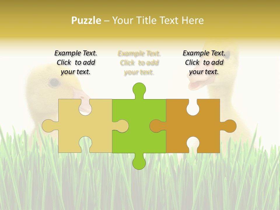 Blurred Purity Tranquil PowerPoint Template