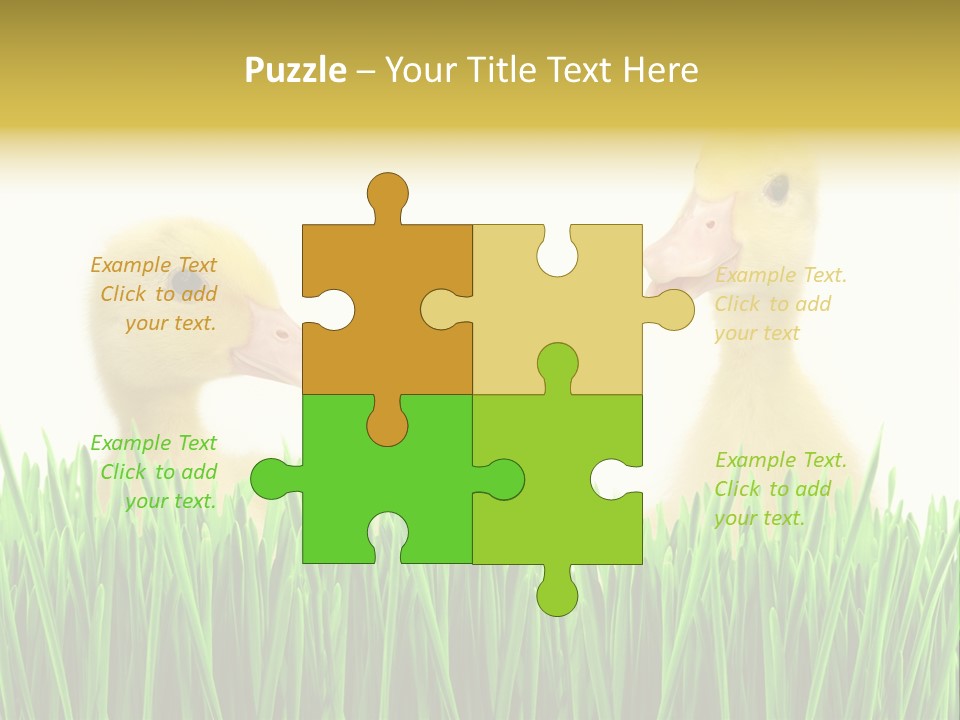 Blurred Purity Tranquil PowerPoint Template