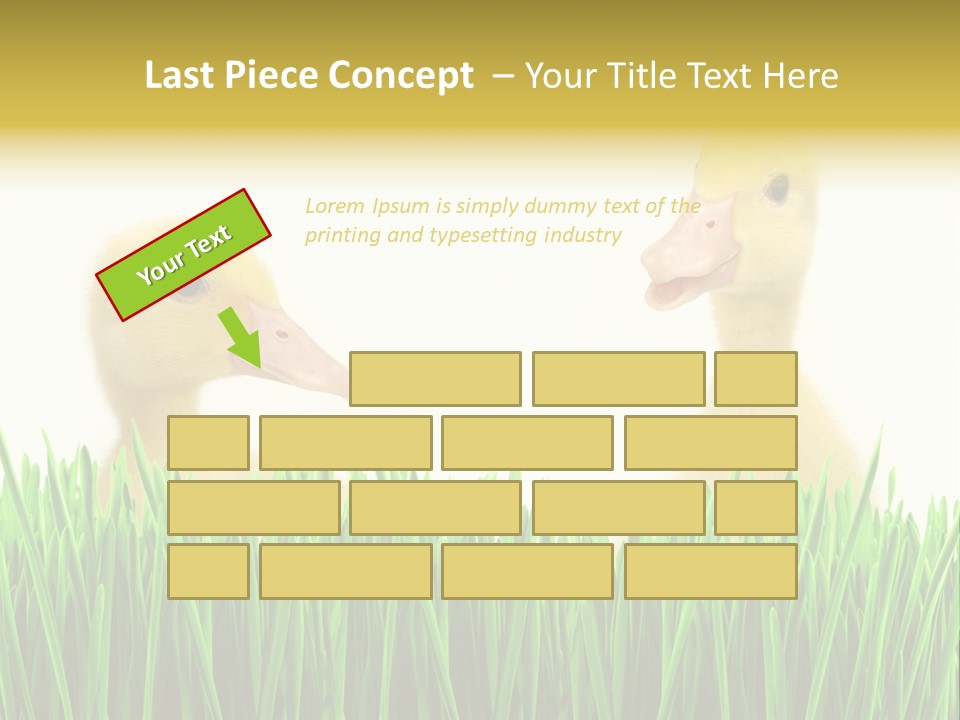 Blurred Purity Tranquil PowerPoint Template