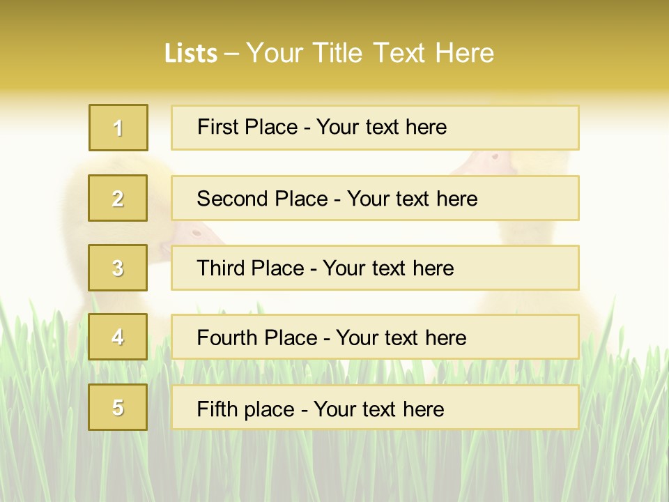Blurred Purity Tranquil PowerPoint Template