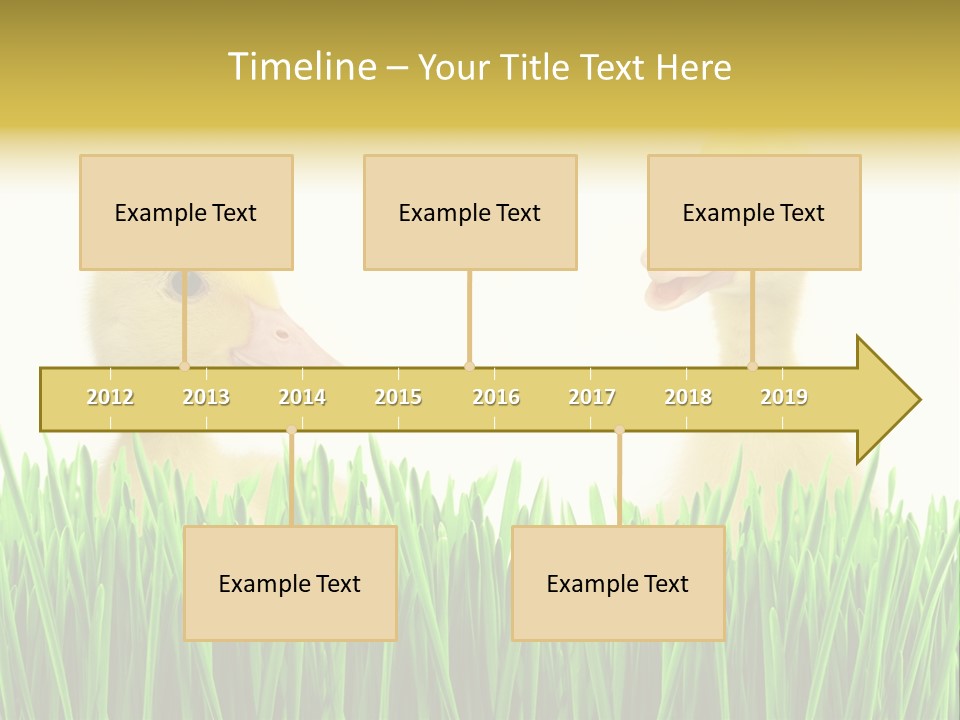 Blurred Purity Tranquil PowerPoint Template