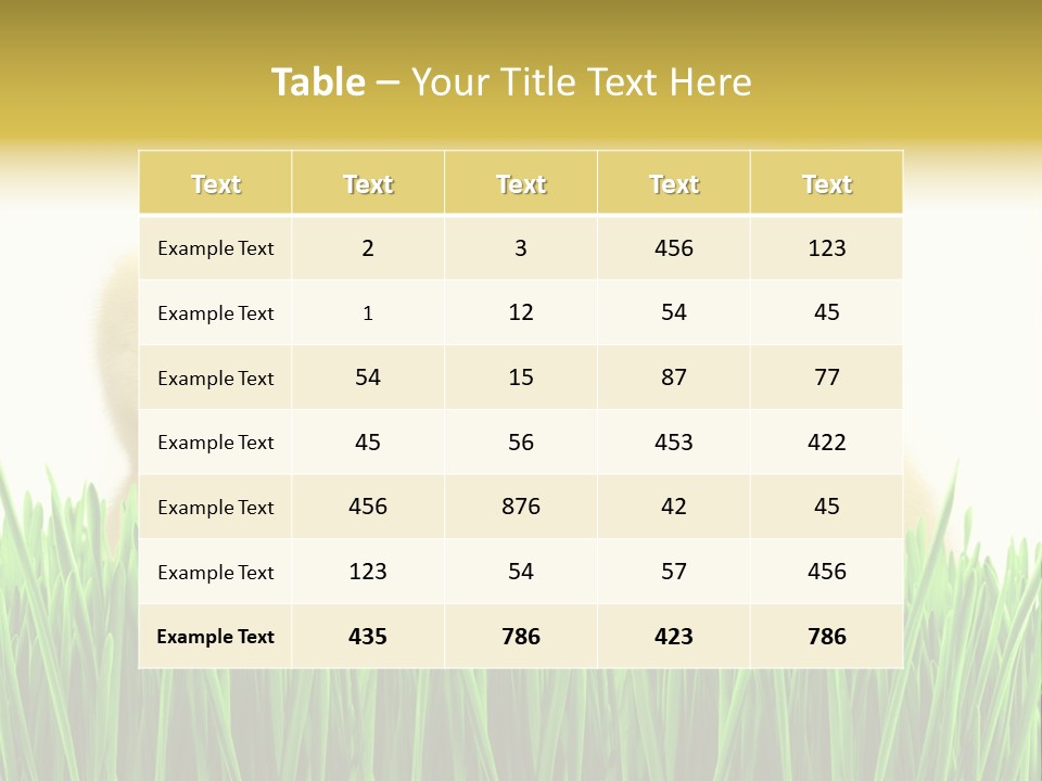 Blurred Purity Tranquil PowerPoint Template