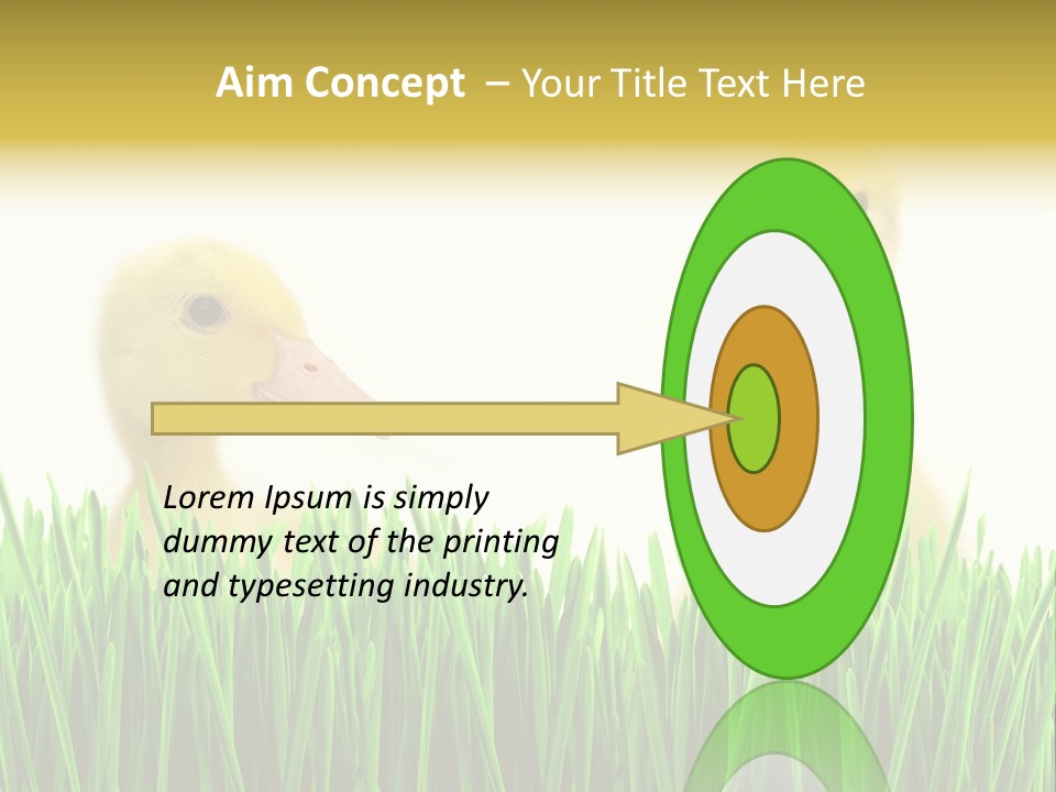 Blurred Purity Tranquil PowerPoint Template