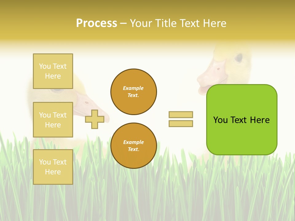 Blurred Purity Tranquil PowerPoint Template