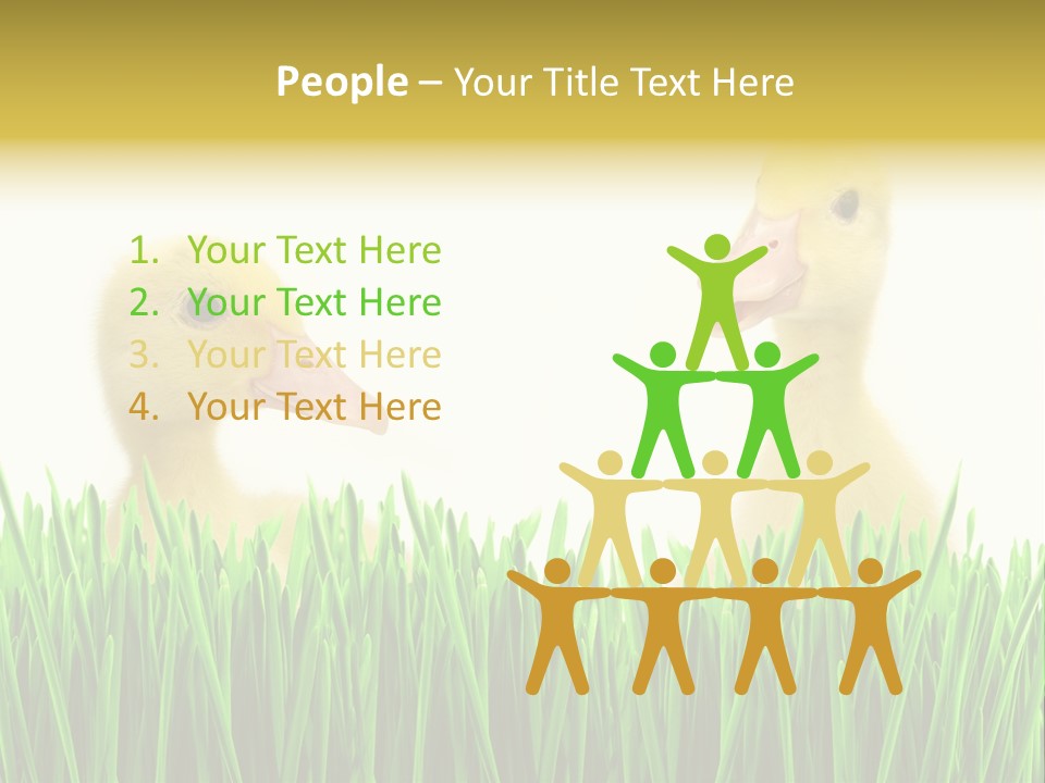 Blurred Purity Tranquil PowerPoint Template