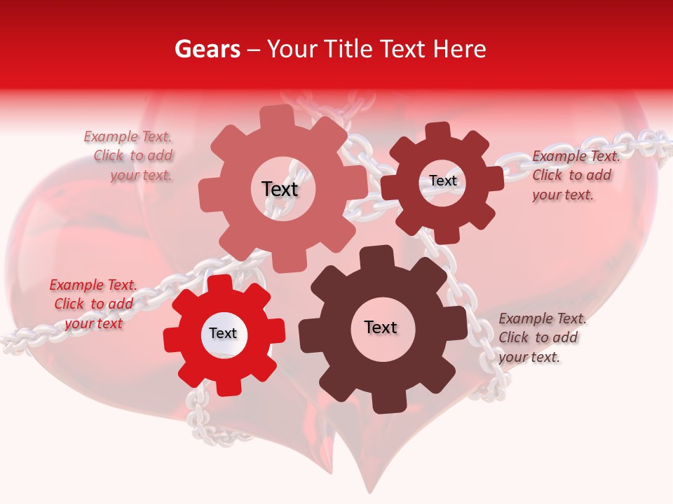 Render Transparent Golden PowerPoint Template