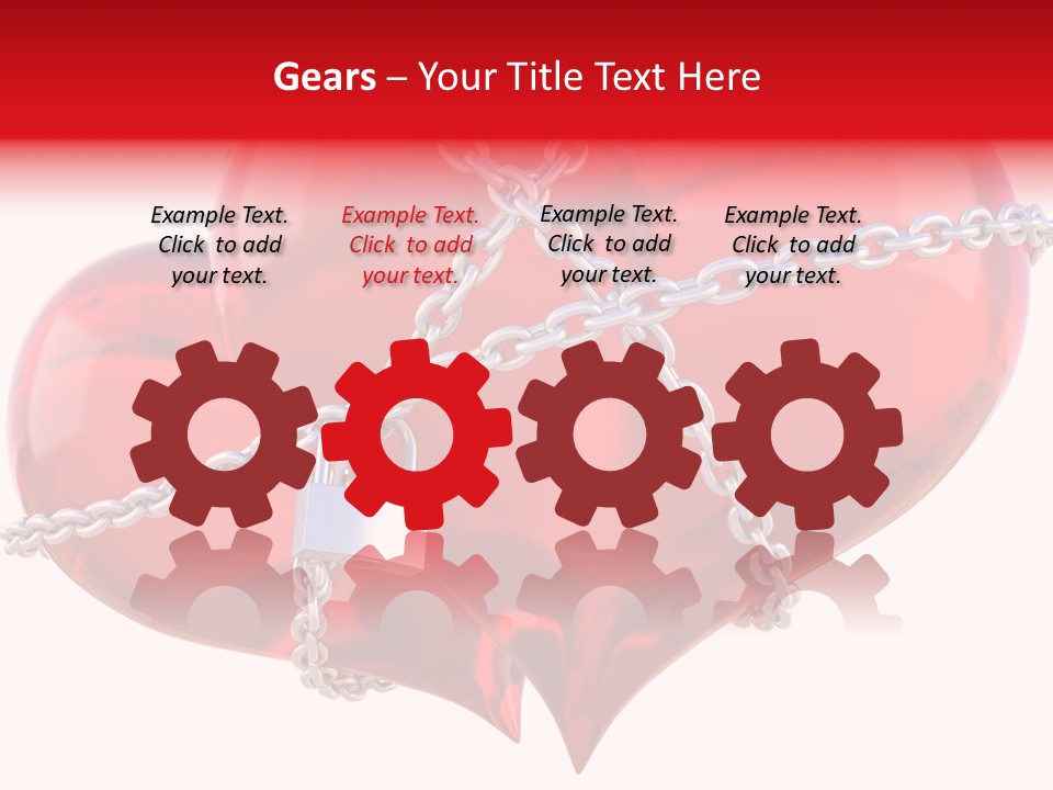 Render Transparent Golden PowerPoint Template