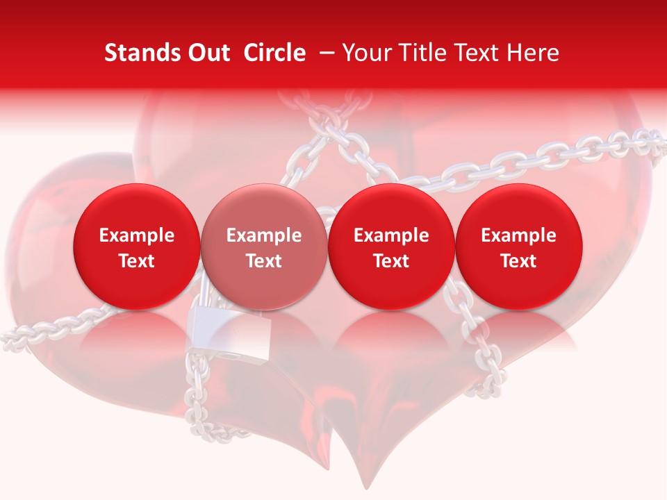 Render Transparent Golden PowerPoint Template