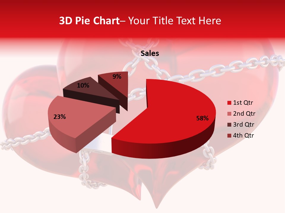 Render Transparent Golden PowerPoint Template