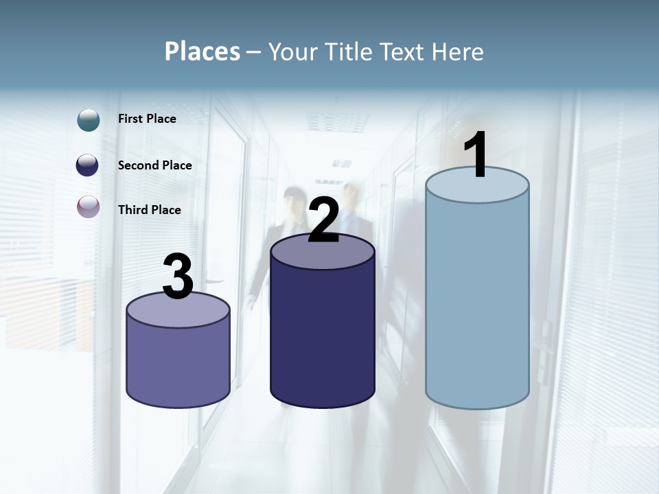 Corridor Ceiling Female PowerPoint Template