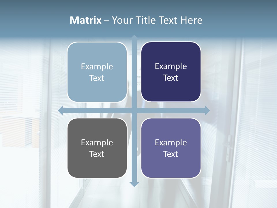 Corridor Ceiling Female PowerPoint Template