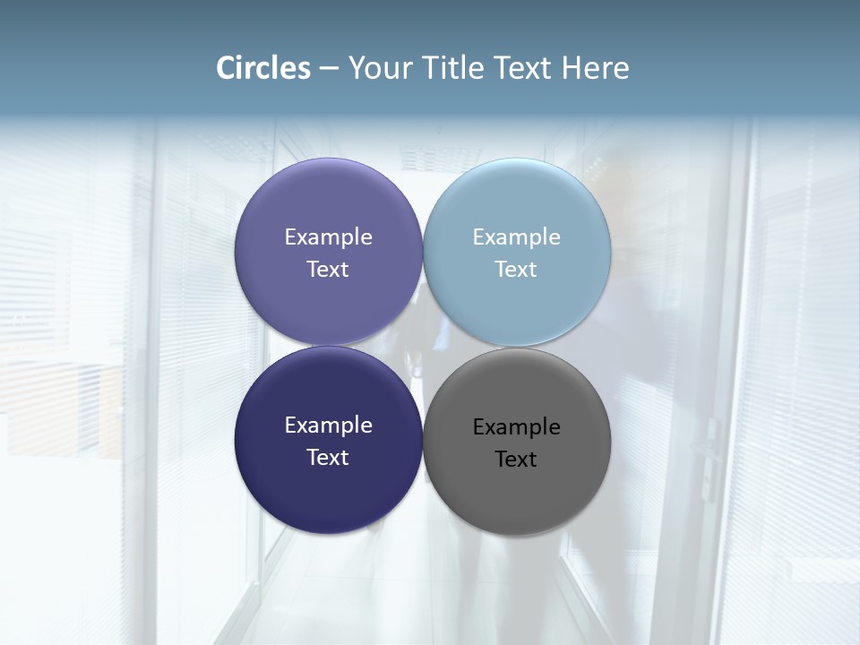 Corridor Ceiling Female PowerPoint Template