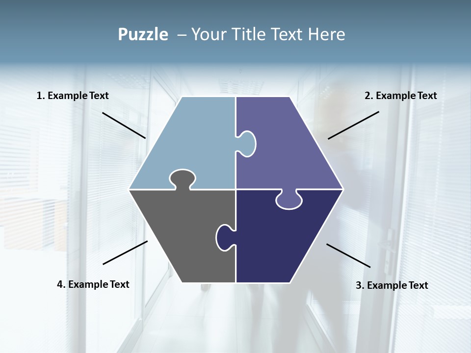 Corridor Ceiling Female PowerPoint Template