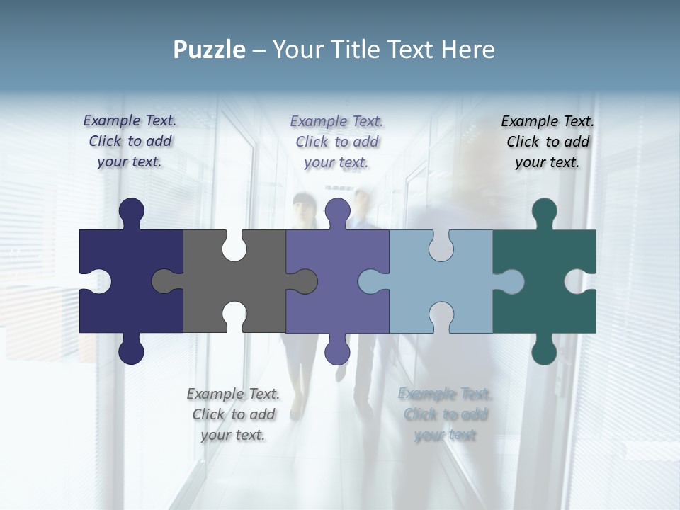 Corridor Ceiling Female PowerPoint Template