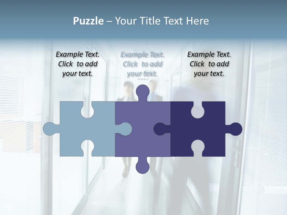 Corridor Ceiling Female PowerPoint Template