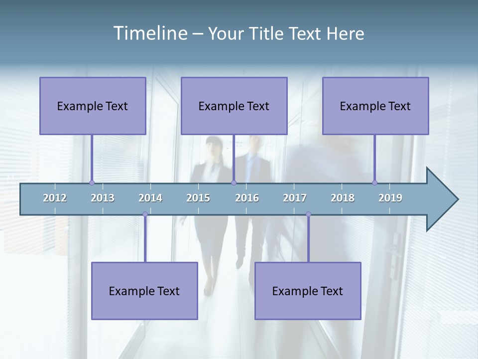 Corridor Ceiling Female PowerPoint Template