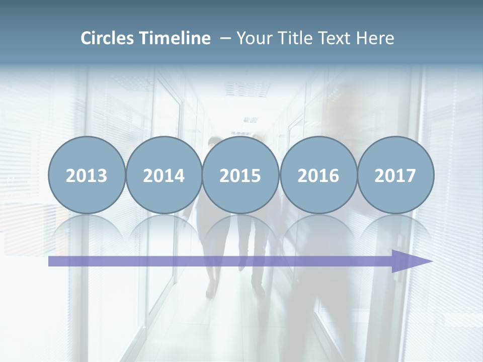 Corridor Ceiling Female PowerPoint Template