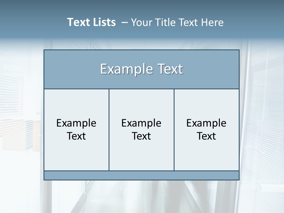Corridor Ceiling Female PowerPoint Template