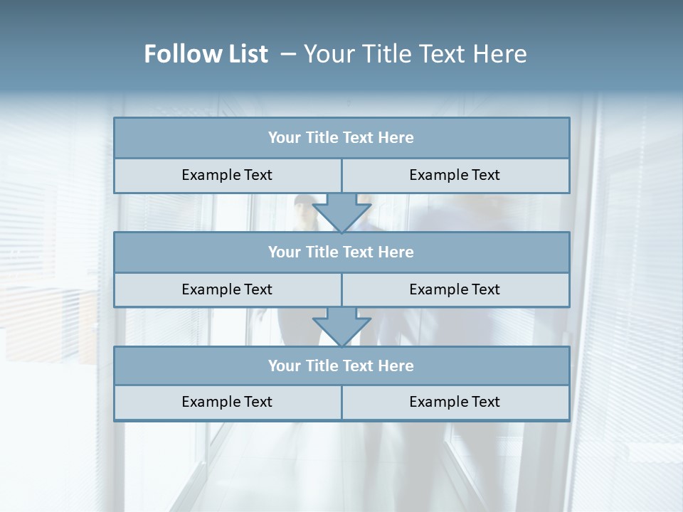Corridor Ceiling Female PowerPoint Template