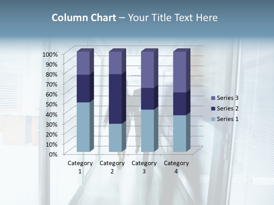 Corridor Ceiling Female PowerPoint Template