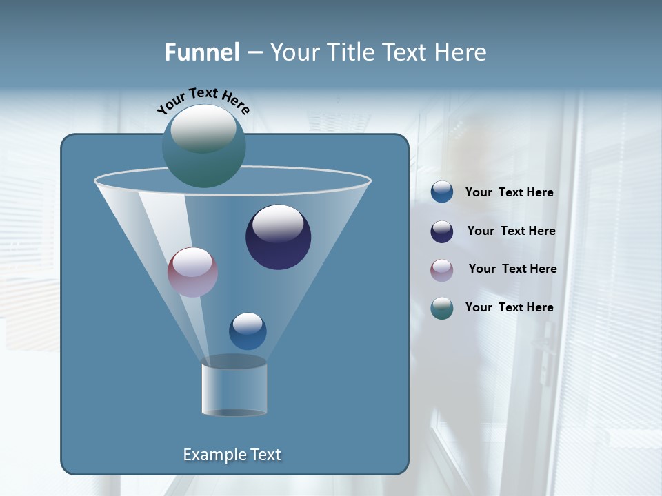Corridor Ceiling Female PowerPoint Template