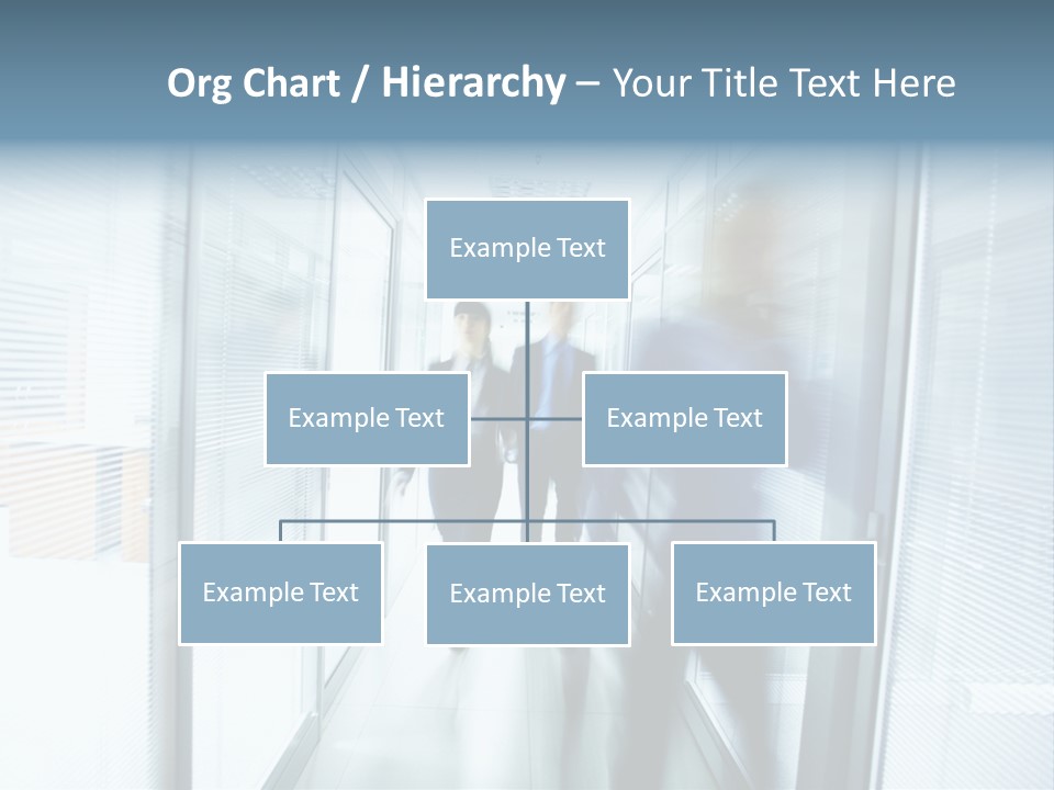 Corridor Ceiling Female PowerPoint Template
