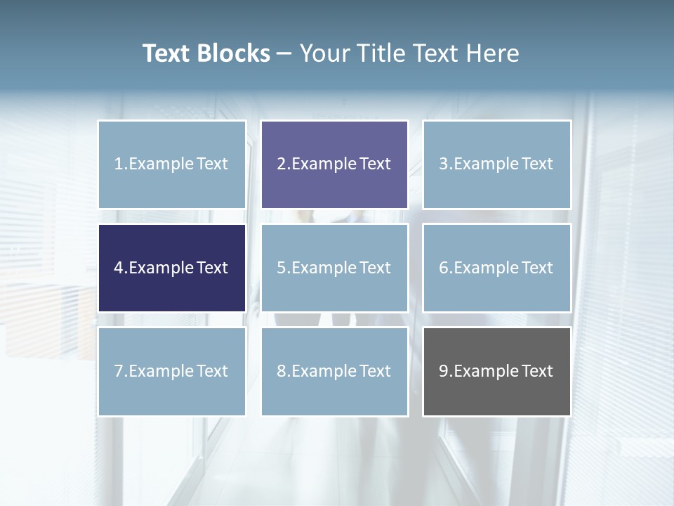 Corridor Ceiling Female PowerPoint Template