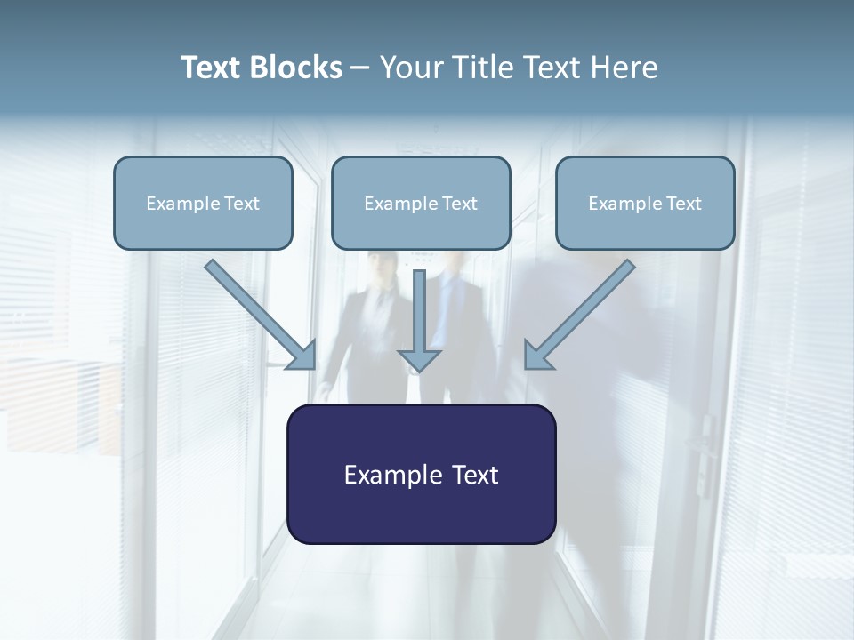 Corridor Ceiling Female PowerPoint Template